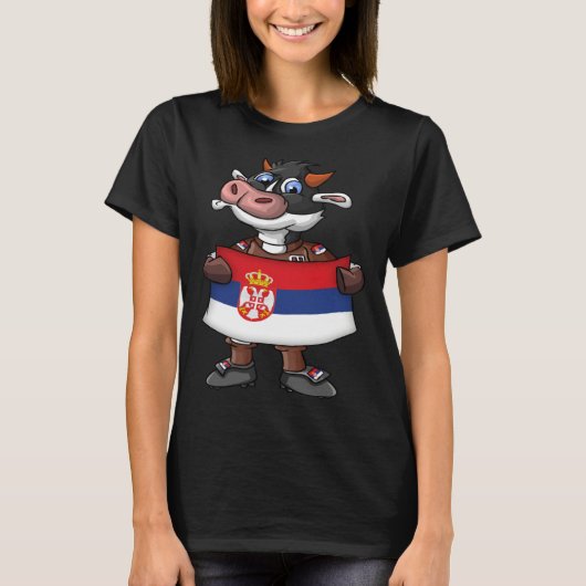 Serbia Cow Fan Tシャツ (正面)