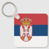 Serbia Flag キーホルダー (正面)