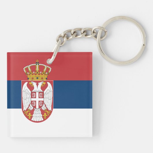 Serbia Flag キーホルダー (裏面)