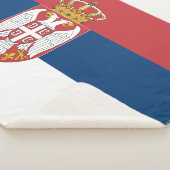 Serbia Flag シェルパブランケット (3/4)