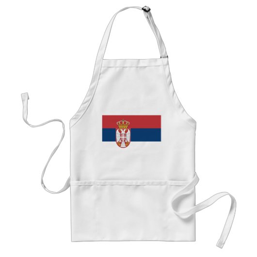Serbia Flag スタンダードエプロン (正面)