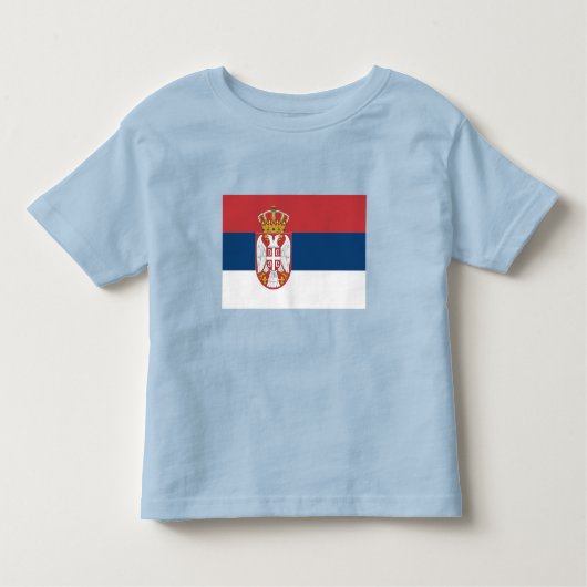 Serbia Flag トドラーTシャツ (正面)