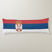 Serbia Flag ボディピロー (裏面)