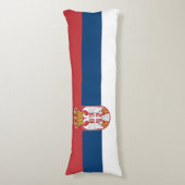 Serbia Flag ボディピロー (正面縦)