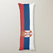 Serbia Flag ボディピロー (裏面 (縦))