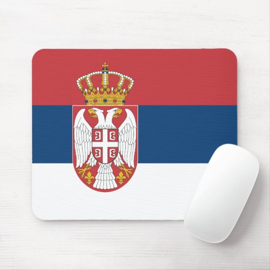 Serbia Flag マウスパッド (マウス)