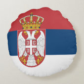 Serbia Flag ラウンドクッション (裏面)