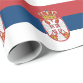 Serbia Flag ラッピングペーパー (ロールコーナー)