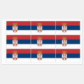 Serbia Flag ラベル (シート)