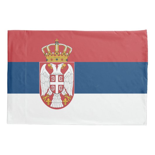 Serbia Flag 枕カバー (裏面)