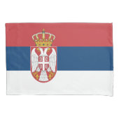 Serbia Flag 枕カバー (正面)