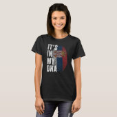 Serbia It's In My DNA Cute Serb Fingerprint Serbia Tシャツ (正面フル)
