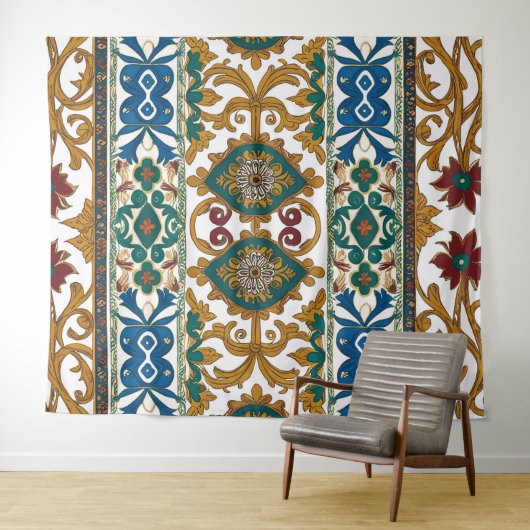 Serbian carpet pattern 5 タペストリー (インサイチュ(横))