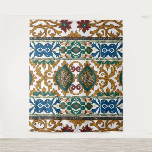 Serbian carpet pattern 5 タペストリー (正面)