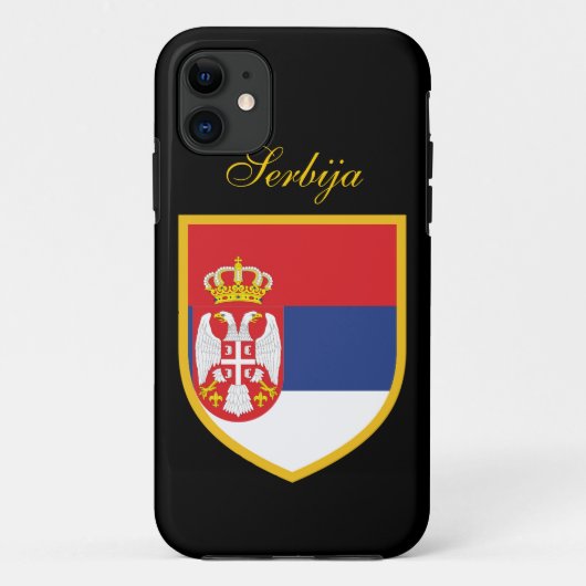 Serbien-Flagge Case-Mate iPhoneケース (裏面)