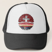 Serbisch Schweizer Schweiz Baum Wurzel キャップ (正面)