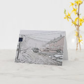 Serby Lane、Harthill with Woodall カード (黄色い花)