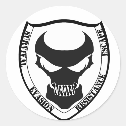 SEREチームステッカー ラウンドシール (正面)