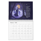Serena King-Allawos Paintings 2026 Wall Calendar カレンダー (2月 2026)