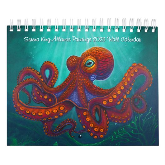 Serena King-Allawos Paintings 2026 Wall Calendar カレンダー (カバー)