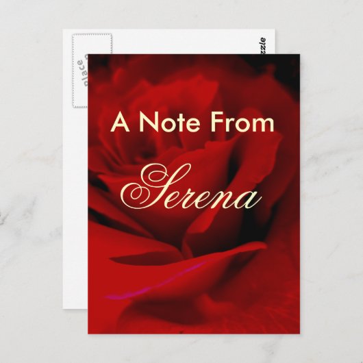 Serena Post Cards - Customized ポストカード (正面/裏面)