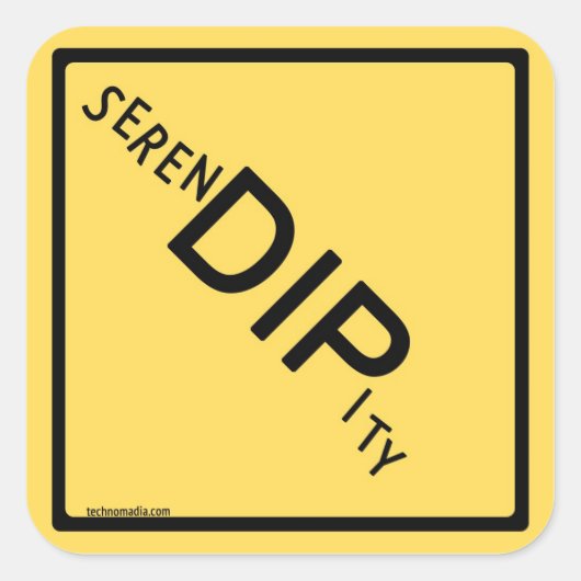 SerenDIPityスタンプ スクエアシール (正面)