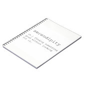 Serendipity notebook ノートブック (左側)