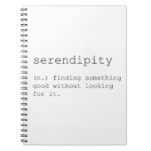 Serendipity notebook ノートブック (正面)