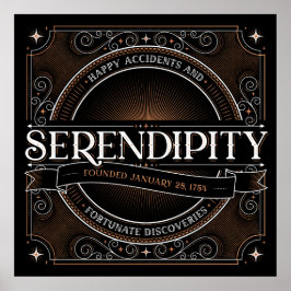 Serendipity Squareポスター(24x24) ポスター