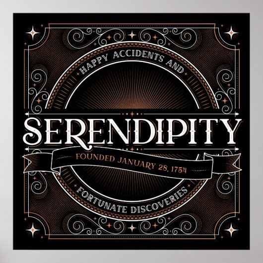 Serendipity Squareポスター(24x24) ポスター (正面)