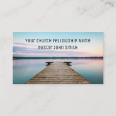 SERENE湖と波止場教会の名刺 名刺 (正面)