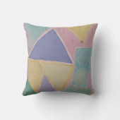 Serene Abstracts: A Pastel Dream クッション (裏面)