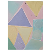 Serene Abstracts: A Pastel Dream クリップボード (裏面)