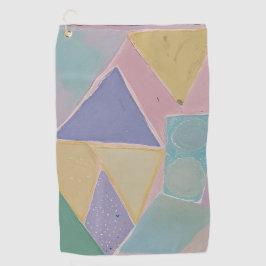 Serene Abstracts: A Pastel Dream ゴルフタオル