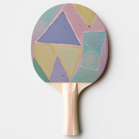 Serene Abstracts: A Pastel Dream 卓球ラケット (裏面)