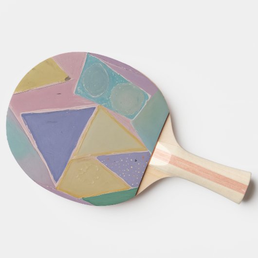 Serene Abstracts: A Pastel Dream 卓球ラケット (横)