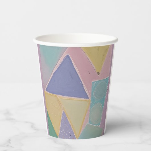 Serene Abstracts: A Pastel Dream 紙コップ (裏面)