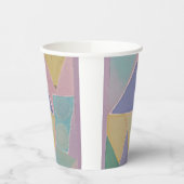 Serene Abstracts: A Pastel Dream 紙コップ (左)