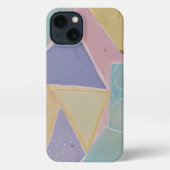 Serene Abstracts: A Pastel Dream iPhoneケース (裏面)