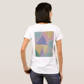 Serene Abstracts: A Pastel Dream Tシャツ (裏面フル)