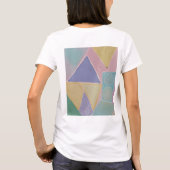 Serene Abstracts: A Pastel Dream Tシャツ (裏面)