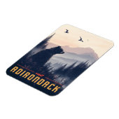 Serene Adirondack Bear:ヴィンテージ マグネット (左側)