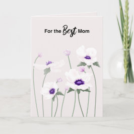 Serene Anemone Mother’s Day Card カード