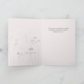 Serene Anemone Mother’s Day Card カード (内部)
