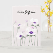 Serene Anemone Mother’s Day Card カード (黄色い花)
