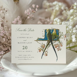 Serene Aviary 'Save the Date'結婚式招待状 招待状