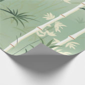 Serene Bamboo Blossom Asian  (2) ラッピングペーパー (角)