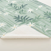 Serene Bamboo Blossom Asian  (4) シェルパブランケット (3/4)