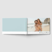 Serene Beach Romantic Photo ゲストブック (全面)