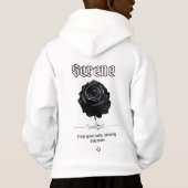 Serene Black Ink Rose (裏面)